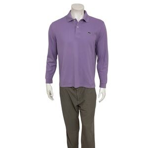 Lacoste Men’s Purple Long Sleeve Polo Shirt